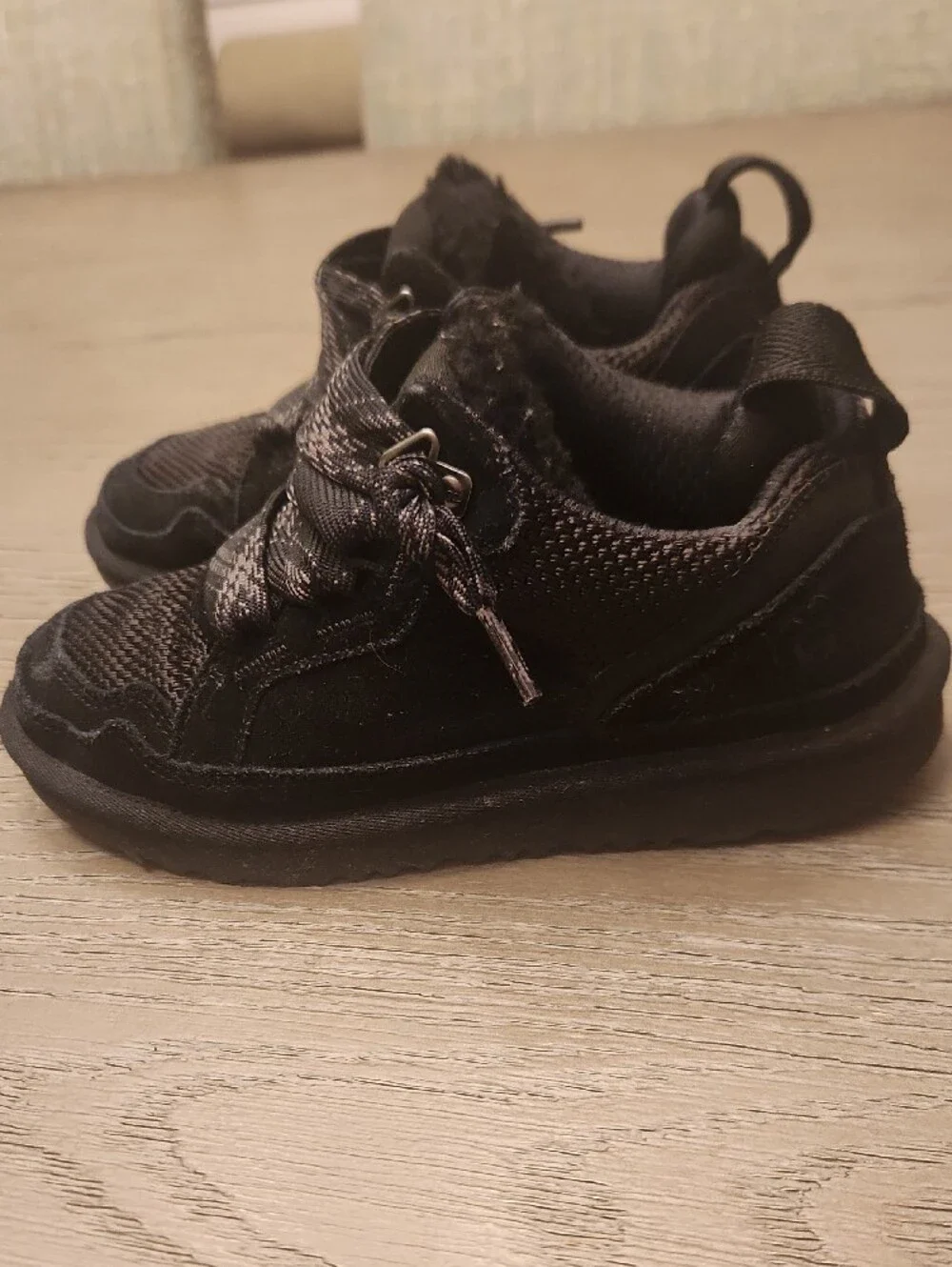 Kids Black UGG Low Lowmel Boots